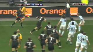 Tries in France 2010 2011 day 22 RacingMétro  Toulouse [upl. by Robbins]