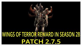 WINGS OF TERROR REWARD IN SEASON 28 [upl. by Eetsud]