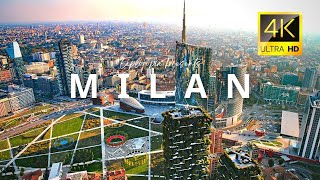 Milan City Italy 🇮🇹 in 4K ULTRA HD 60 FPS Video by Drone [upl. by Eniagrom]