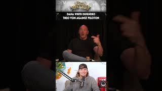 Dana White Defended Theo Von Against Peloton [upl. by Airemat]