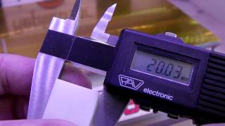 MakerBot Replicator  Calibration cube calliper measure [upl. by Eleph241]