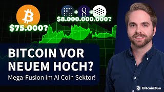 Bitcoin Ausbruch oder Korrektur  Larry Fink überrascht MegaFusion von Fetchai zu AIS amp RWA Hype [upl. by Ardien]