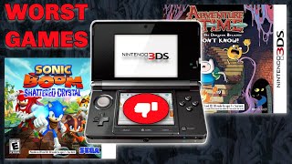 Top 10 Worst Rated 3DS Games [upl. by Atelokin]