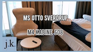 MS Otto Sverdrup  Kabine 608 10 Kabinen dieser Art [upl. by Jamil]