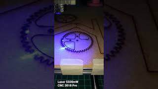 CNC 3018 Pro  Laser 5500mW  V03 [upl. by Godber]