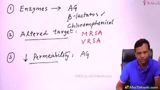 Antimicrobial Drugs7 Antimicrobial resistance Grg pharmacology [upl. by Isolt82]