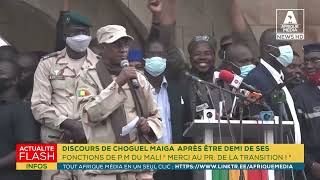 DISCOURS DE CHOGUEL MAIGA APRÈS ÊTRE DEMI DE SES FONCTIONS DE PREMIERE MINISTRE DU MALI [upl. by Nyroc797]