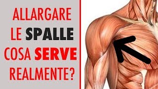 💪 COME ALLARGARE LE SPALLE LA VERITA DI ESERCIZI E ANATOMIA [upl. by Rebm]