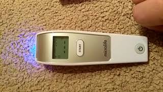 Microlife NC150 thermometer  error while turning on [upl. by Nosdivad]