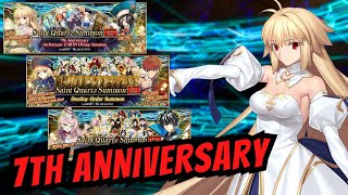 FGO 7th Anniversary  Destiny Order Banner GSSR amp Arcueid Archetype Earth Summons [upl. by Froemming]