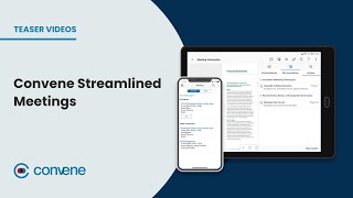 Convene – Streamlined Meetings Teaser [upl. by Eatnoled]