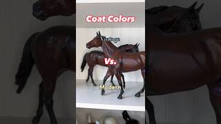 Breyer Horse Coat Colors Vintage vs Modern [upl. by Oivatco]