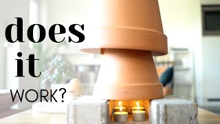 How to Make DIY Clay Pot Candle Heater in Just Minutes  Does it really work [upl. by Tatiania155]