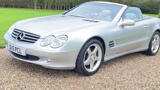 2004 Mercedes 500SL For Sale Belvoir Classic Cars [upl. by Wasson]