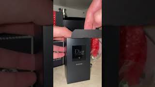 Dior Homme Intense unboxing 150ml [upl. by Buller]