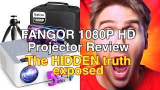 Fangor 1080p hd projector review wifi bluetooth projectors for home theater [upl. by Enrique]