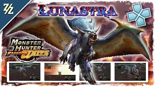 MHFU  Long Sword Gameplay  Hunting Lunastra Solo [upl. by Sanferd]