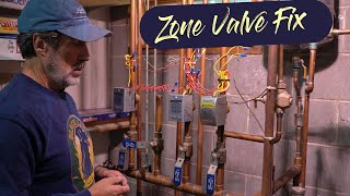 Fixing My Baseboard Heater Zone Valve [upl. by Hurty]