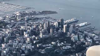 Landing at Auckland Airport New Zealand Airbus A330300 [upl. by Ravaj527]