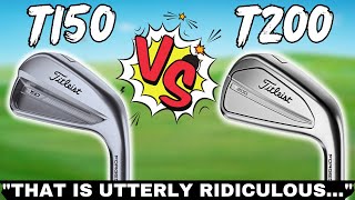 Titleist T150 vs T200  Players Distance HEAVYWEIGHT Clash [upl. by Inittirb]