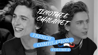 30 minutes of Timothée Chalamet Speaking French Vol 2 [upl. by Aimet627]