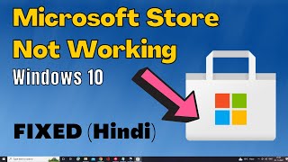 FIX Microsoft Store Not Working Windows 10 Hindi 2022  Reinstall Microsoft Store [upl. by Hana324]