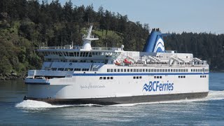 BC Ferries Swartz Bay to Tsawwassen Spirit of British Columbia [upl. by Meehaf]