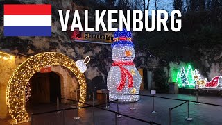 🇳🇱 Valkenburg  Christmas Market in the Municipal Cave Netherlands December 2022 [upl. by Acinom]