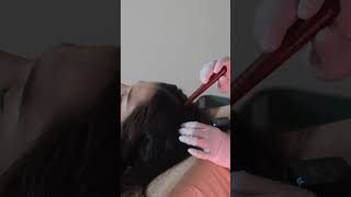 Relax with this gentle point pressure and sensory test 💆‍♀️✨ asmr lighttriggers asmrrealperson [upl. by Atiram]