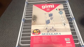 Gimi Modular 4 TurmWäscheständer aus Stahl 40 m Trockenlänge [upl. by Saisoj805]