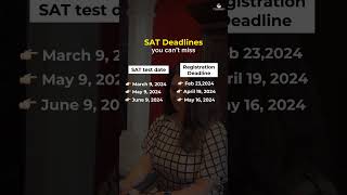 Save the dates for your SAT exams in 2024 [upl. by Erl]