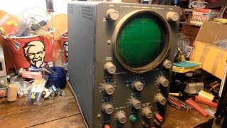 Heathkit Oscilloscope O11 part 1 [upl. by Chuah617]