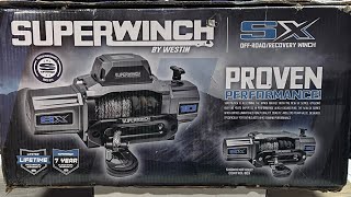 Superwinch SX Series Winch Unboxing Install and Features [upl. by Ahsikam662]