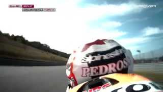 pedrosa amazing braking skills from Japan FP1 09102014 [upl. by Auop]