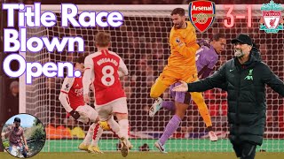 Howler Costs Lethargic Reds As Title Race Blown Wide Open  Arsenal vs Liverpool Post Match Review [upl. by Sirod758]