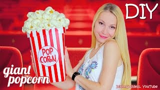 How To Make A Giant Popcorn Storage Bucket – DIY Giant Nonedible Popcorn [upl. by Amabelle20]