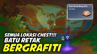 Semua Lokasi Batu Retak Bergrafiti Natlan All PuzzleAll Chest  Genshin Impact [upl. by Cosma]