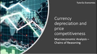 Currency Depreciation and Competitiveness I A Level and IB Economics [upl. by Pincince]