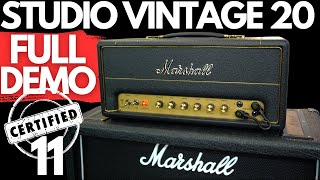 Marshalls BEST PLEXI Studio Vintage 20 SV20 [upl. by Ivah240]