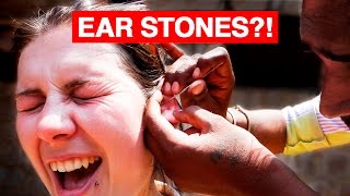 Indian Ear Cleaning  STONES [upl. by Monney]