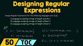 Designing Regular Expressions [upl. by Dayir]