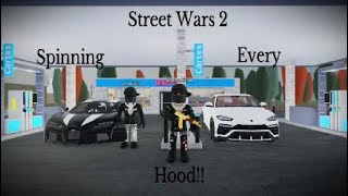 ROBLOX street wars 2 spinning Every hood [upl. by Semreh880]