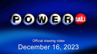 Powerball drawing for December 16 2023 [upl. by Boucher]