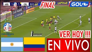 COLOMBIA VS ARGENTINA EN VIVO VER HOY JUEGO COLOMBIA VS ARGENTINA Partido Gran Final TV Copa USA [upl. by Hayikaz]