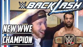 Jinder Mahal Wins the WWE Championship Live Reaction [upl. by Haldes]