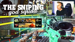 OpTic Spratt  FaZe Testy  BO4 GOD SQUAD [upl. by Adihahs]