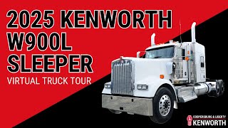 NEW 2025 KENWORTH W900L SLEEPER  VIRTUAL TRUCK TOUR [upl. by Oemac]