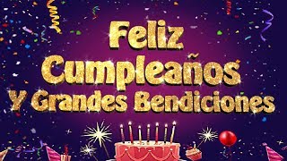 FRASES MENSAJES DE FELIZ CUMPLEAÑOS CRISTIANOS BENDICIONES EN TU CUMPLEAÑOS [upl. by Inaoj]