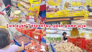 RamadanVlog  Belanja Kebutuhan Masak Yang Udah Pada Abis Swalayan Terpantau Udah Mulai Rame [upl. by Kreiner]