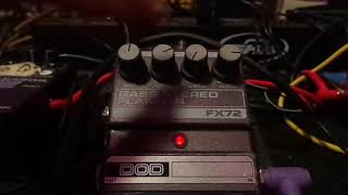 DOD FX72 Bass Stereo Flanger [upl. by Elleryt]